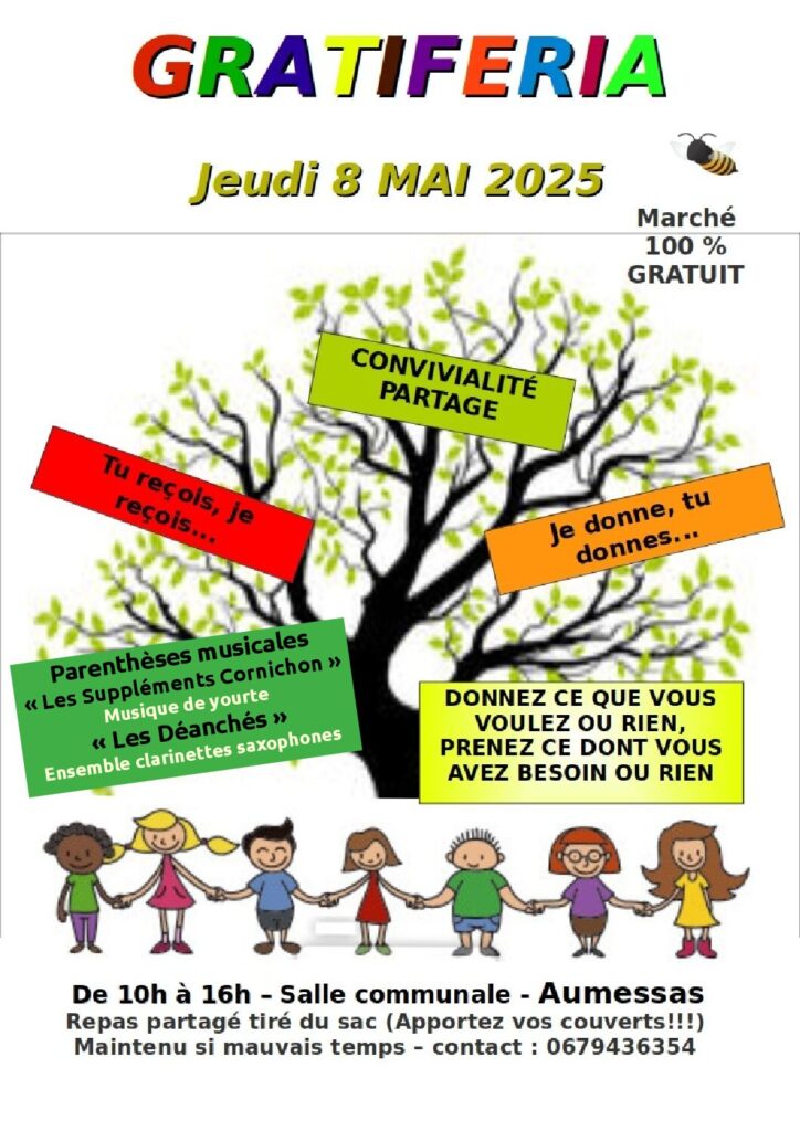 GRATIFERIA organisée par \"Ôh mais ça alors\"