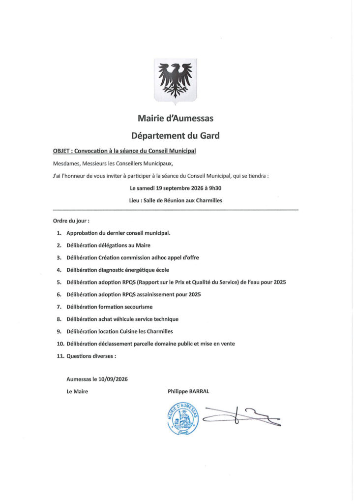 Conseil municipal